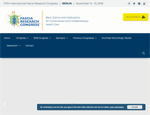 Tablet Screenshot of fasciacongress.org